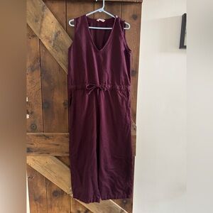 Marketplace Handiwork of India Plum Jumpsuit